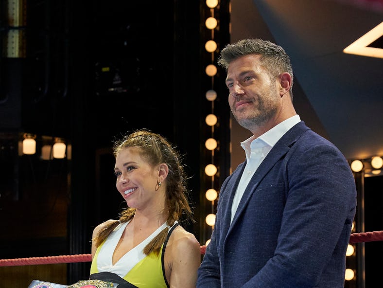 Gabby Windey and Jesse Palmer on Season 19 of ABC's 'The Bachelorette.'