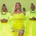 Beyoncé performing during the 2022 Oscars — the superstar announced today that she would remove an a...