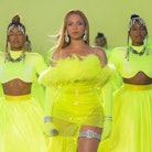 Beyoncé performing during the 2022 Oscars — the superstar announced today that she would remove an a...