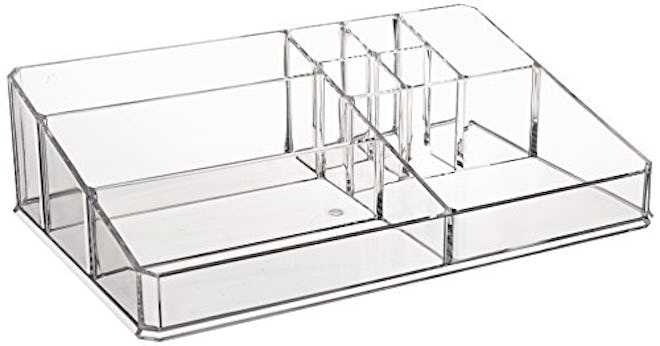 Greenco Acrylic 9 Compartment Vanity Holder Cosmetic and Jewelry Storage Organizer