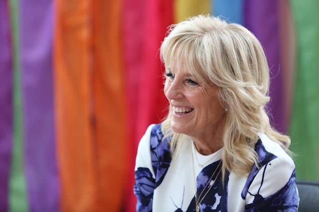 U.S. first lady Jill Biden during an official visit to Ecuador in 2022. Biden recently talked to 'Re...