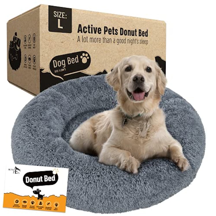 Active Pets Plush Calming Dog Bed