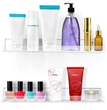 Estilo Acrylic Clear Floating Shelves (2-Pack)