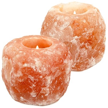 Greenco Himalayan Salt Candle Holders (2-Pack)