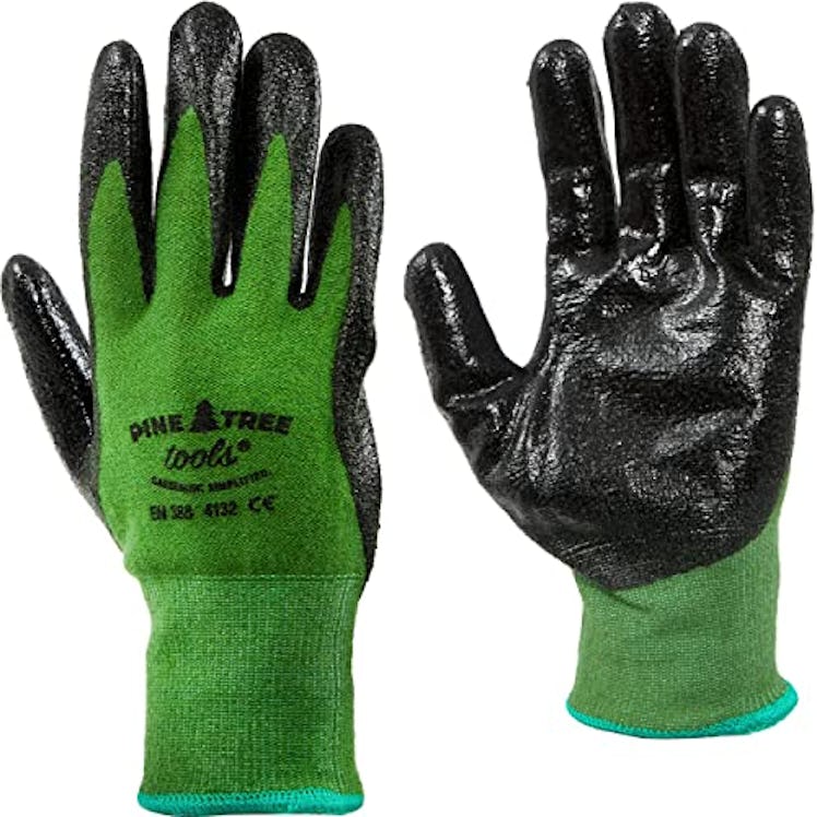 Pine Tree Tools Bamboo Gardening Gloves for Women and Men - S