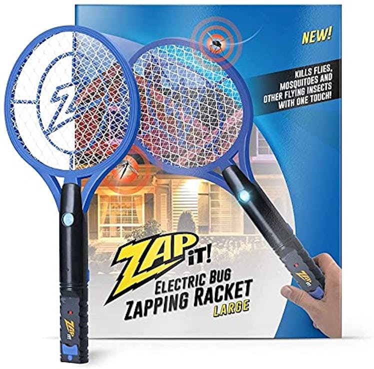 ZAP iT! Electric Fly Swatter Racket & Mosquito Zapper