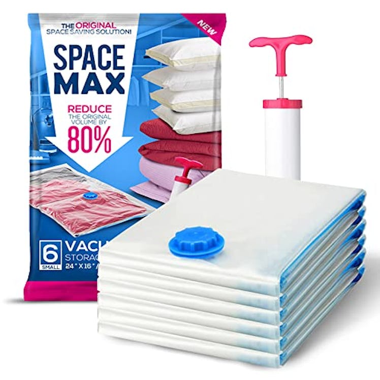 SPACE MAX Premium Space Saver Vacuum Storage Bags (6-Pack)