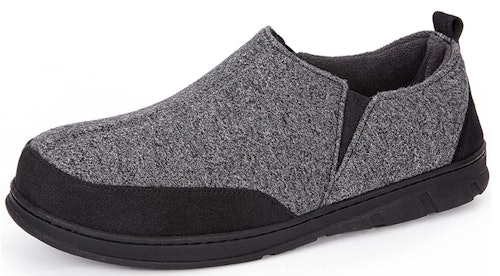 LongBay Comfy Cotton Knit Slippers with Memory Foam