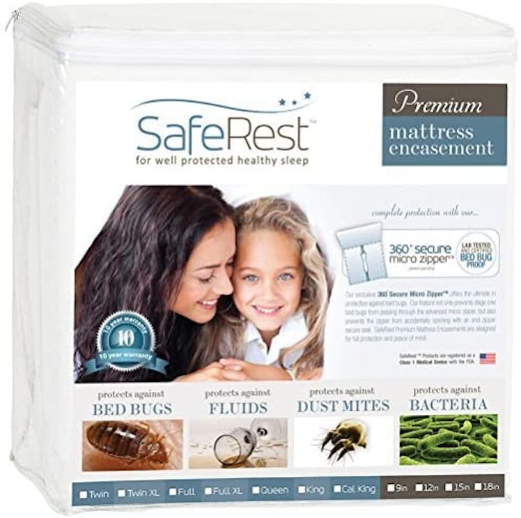 SafeRest Zippered Mattress Protector