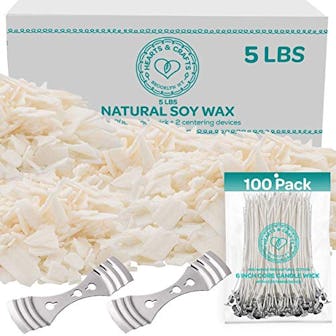 Hearts & Crafts Natural Soy Candle Making Supplies