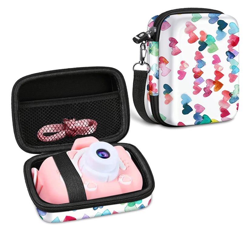 Heart print Fintie Kids Camera Case 