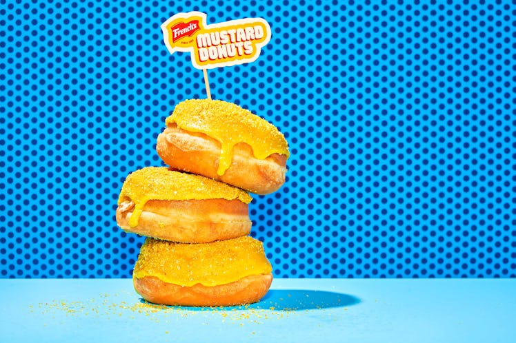 How to get free Mustard Donuts from French's and Dough Doughnuts.