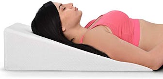 Ebung Bed Wedge Pillow with Memory Foam Top