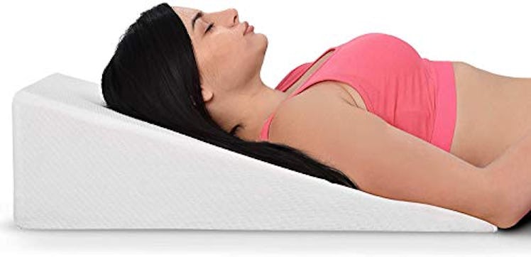 Ebung Bed Wedge Pillow with Memory Foam Top