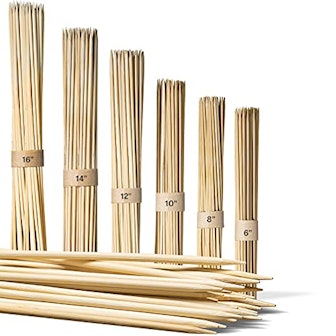 Prestee Bamboo Skewers for Kabobs (150 Pieces)