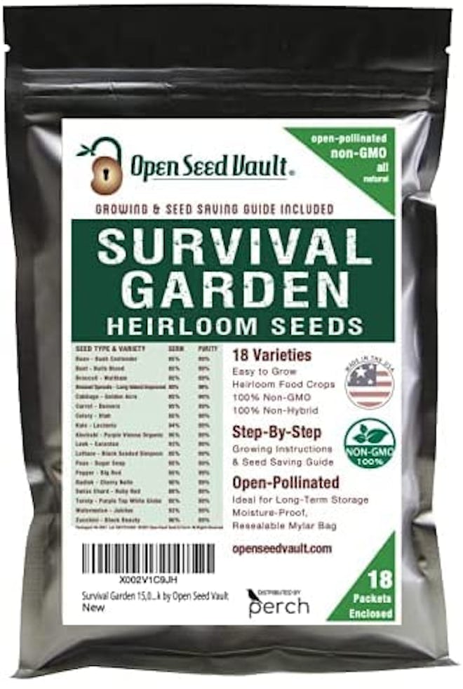 Open Seed Vault Heirloom Seeds Variety Pack (18-Pack)