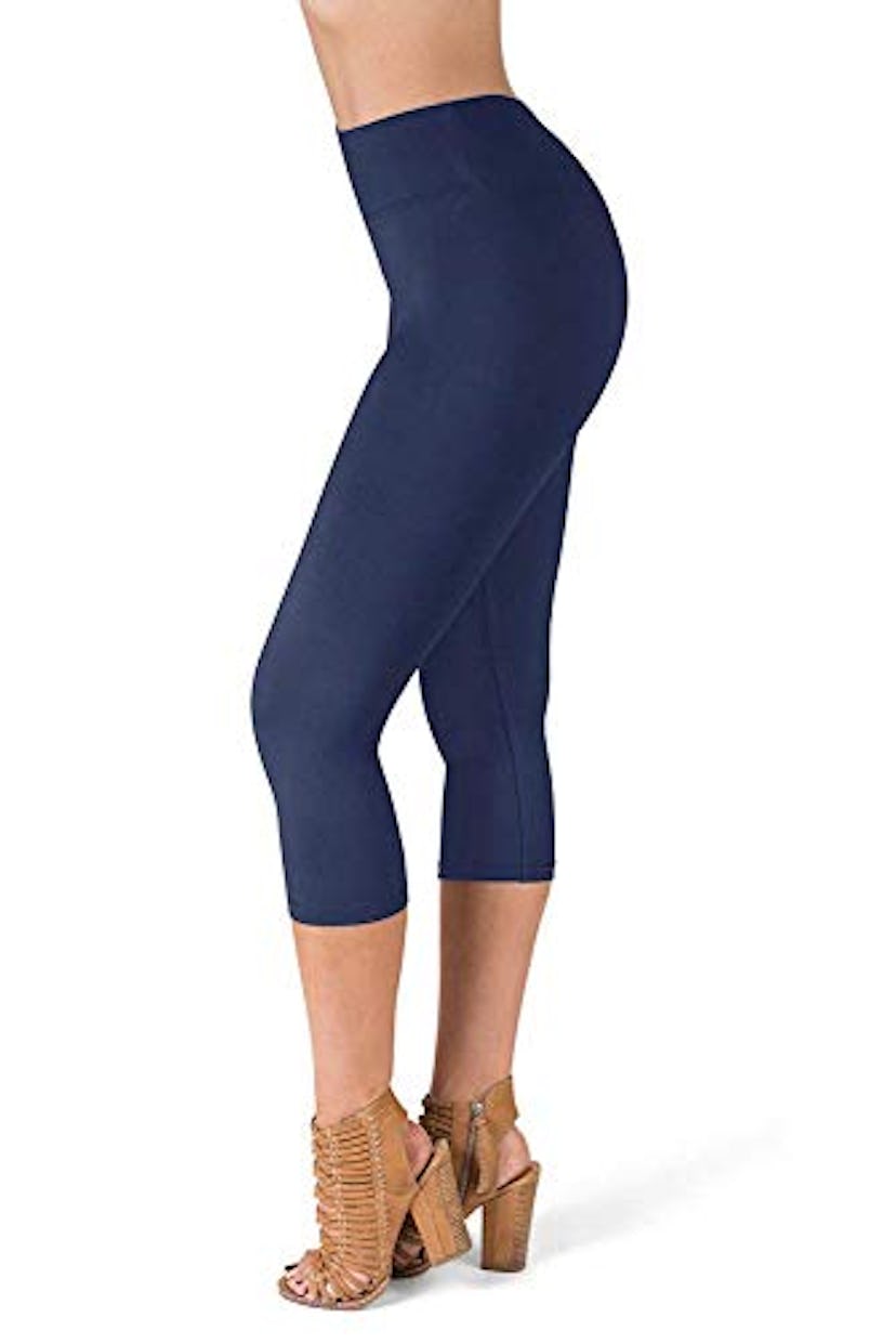 SATINA High Waisted Capri Leggings