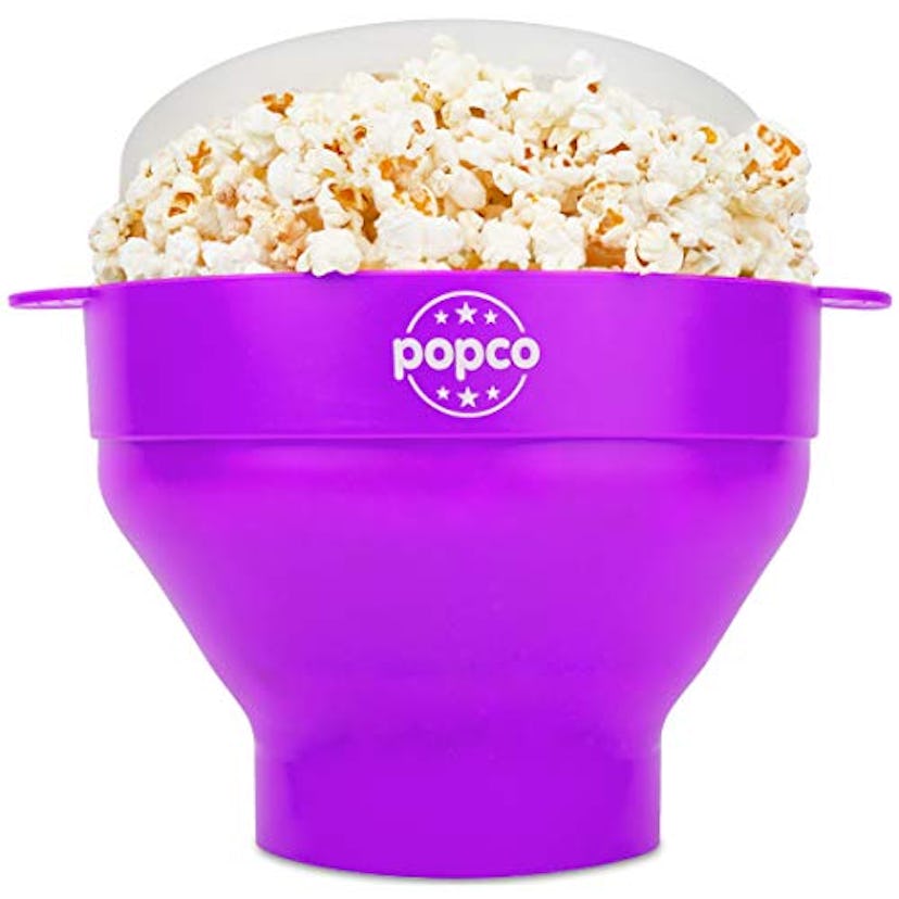 The Original Popco Silicone Microwave Popcorn Popper 