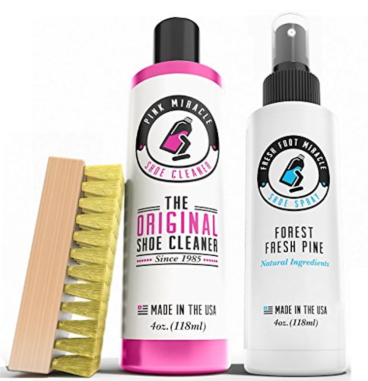 Pink Miracle Shoe Cleaning and Deodorizing Kit