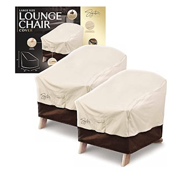 Signature Living Waterproof Patio Chair Covers (2-Pack)