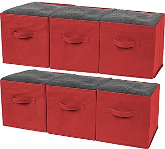 Greenco Foldable Storage Cubes Fabric (6-Pack)