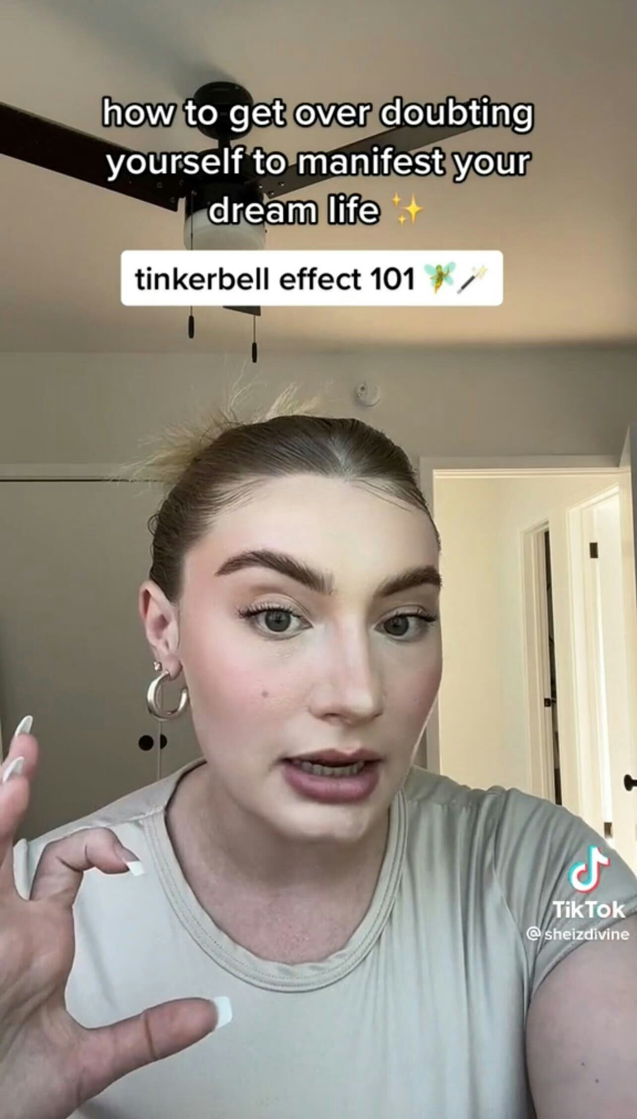 How to use the TikTok-viral Tinkerbell Effect manifestation technique.