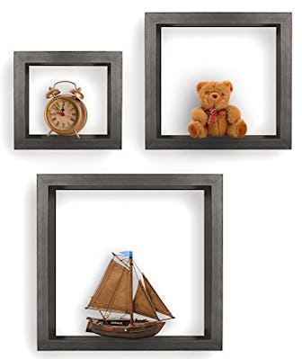 Greenco 3-Cube Floating Shelf