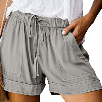 Acelitt Drawstring Pocketed Shorts 