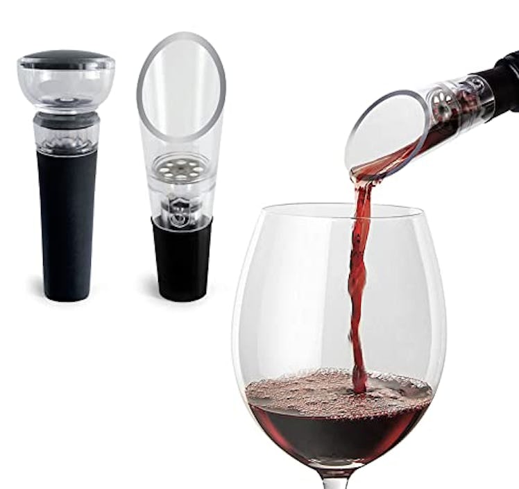 TenTen Labs Wine Aerator Pourer and Wine Pump