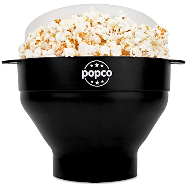 The Original Popco Silicone Microwave Popcorn Popper with Handles