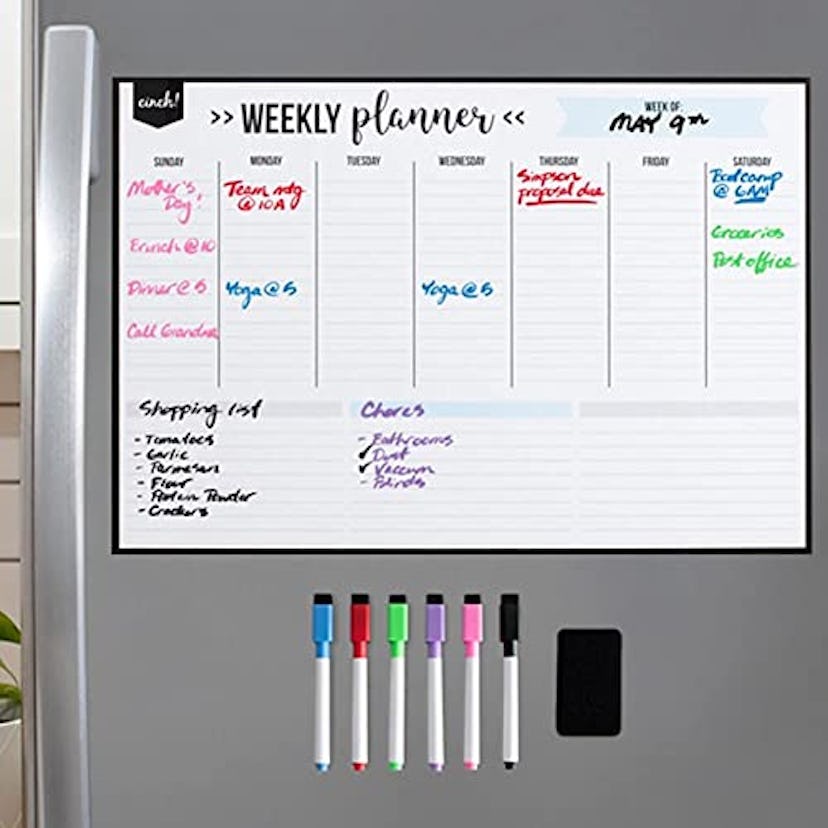 Magnetic Dry Erase Weekly Calendar