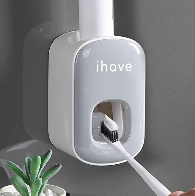 The iHave Toothpaste Dispenser is one thing to make a bathroom toddler-friendly.