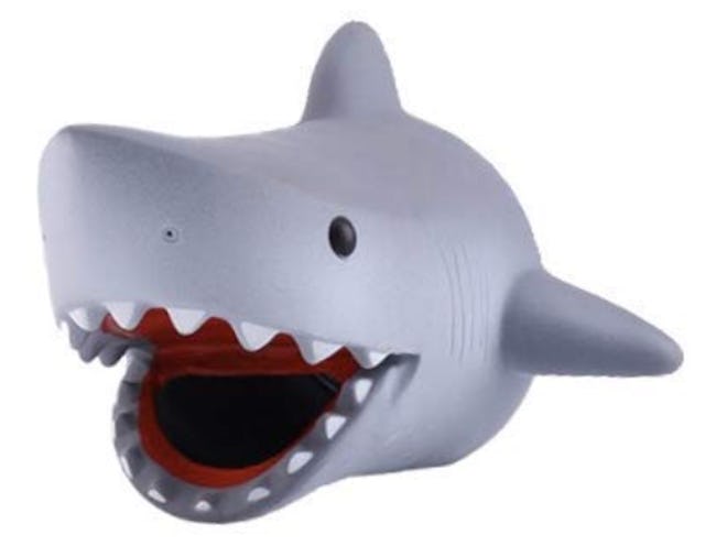 The GUGELIVES Bath Spout Cover Shark is one of the best things to make a bathroom toddler-friendly.