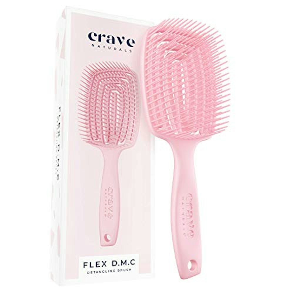  Crave Naturals FLEX DMC Detangling Brush for Thick & Curly Hair