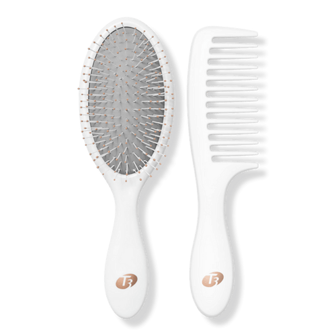 T3 Detangle Duo Detangling Brush + Shower Comb Set