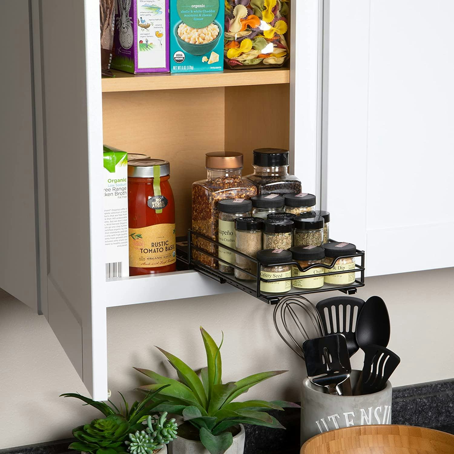 HOLDN’ STORAGE Pull-Out Spice Rack Organizer