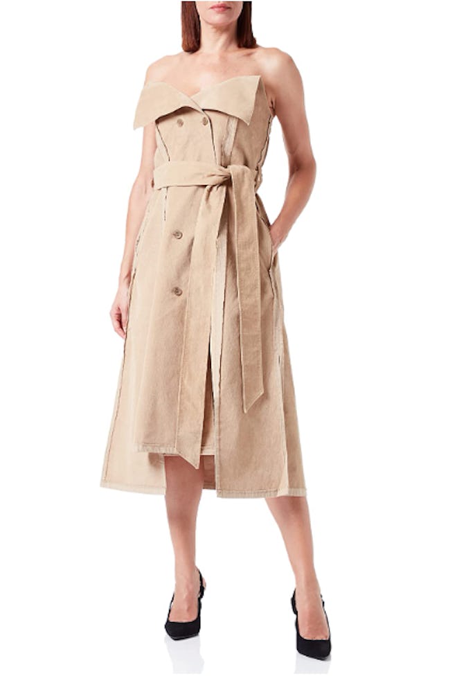 Making the Cut Season 3 Episode 4 Winning Look: Yannik's Deconstructed Trench Coat Dress