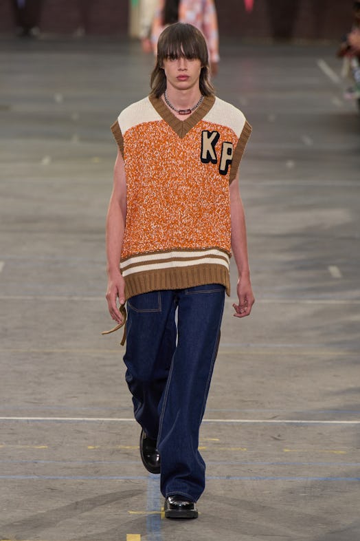 a look from Kenzo's runway