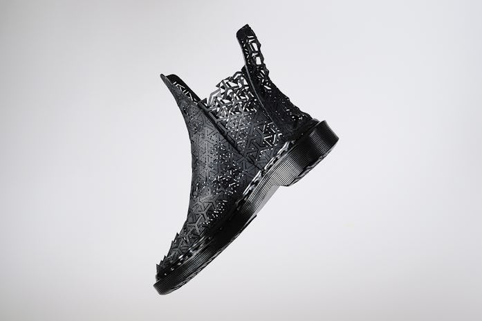 WertellOberfell 3D printed black boots