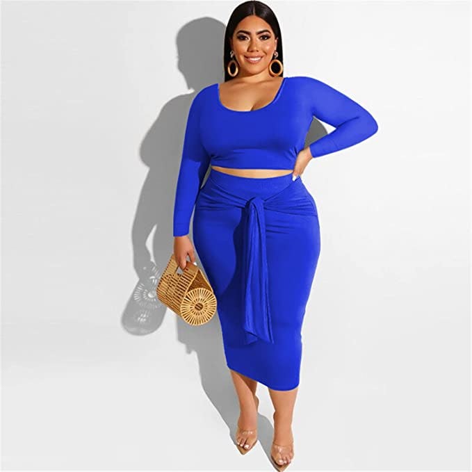 MRSFITOK Bodycon Skirt Set (2 Pieces)