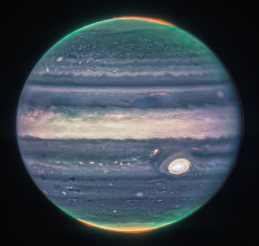 False-color image of Jupiter.