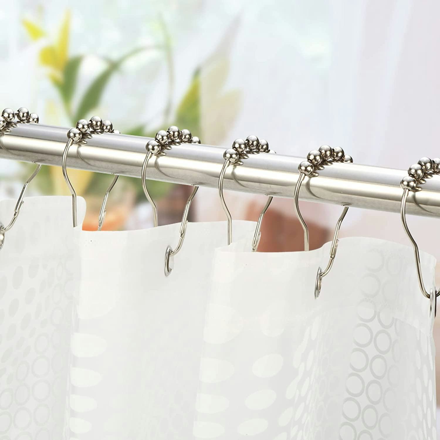 Amazer Shower Curtain Hooks (12-Pack)