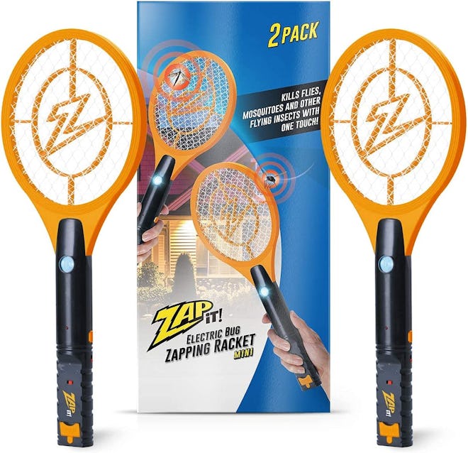 ZAP IT! Rechargeable Bug Zapper Racket (2-Pack)