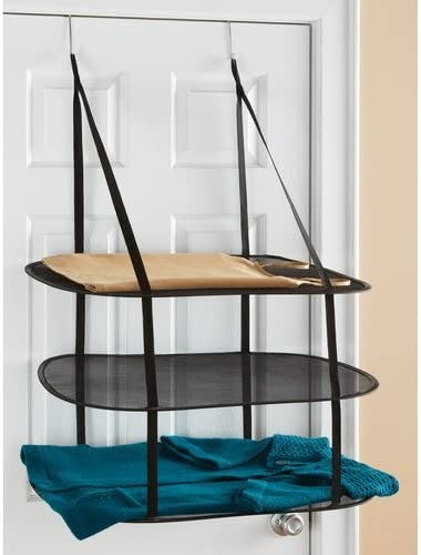 Greenco 3-Tier Over-The-Door Folding Drying Rack