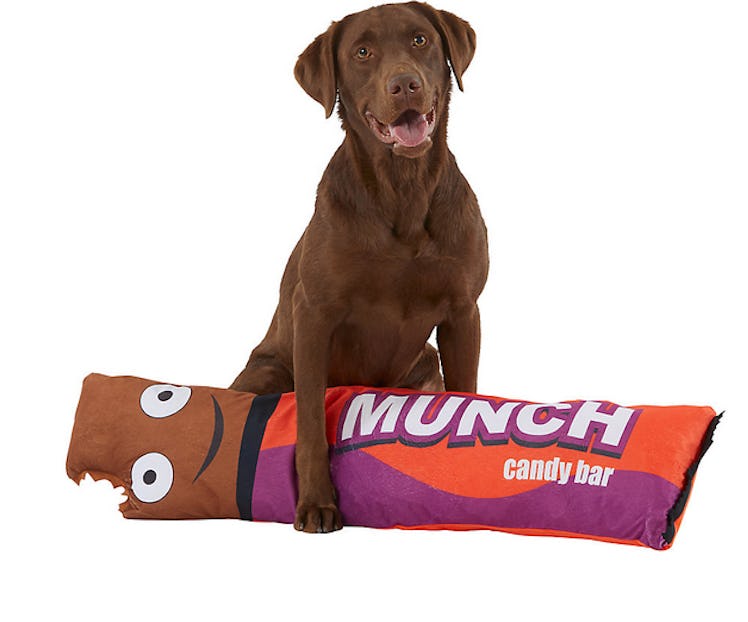 The Large MUNCH candy bar toy is a scary cute Halloween item from PetSmart for 2022.