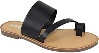 narrow walking sandals