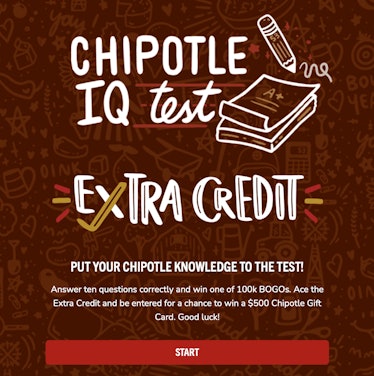 Chipotle IQ test returns: How to play, what to know about trivia game