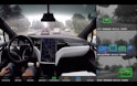 Tesla Autopilot in action.