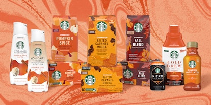 Find fall drinks from Starbucks including pumpkin spice-flavored creamer, cold brew, and more, at gr...