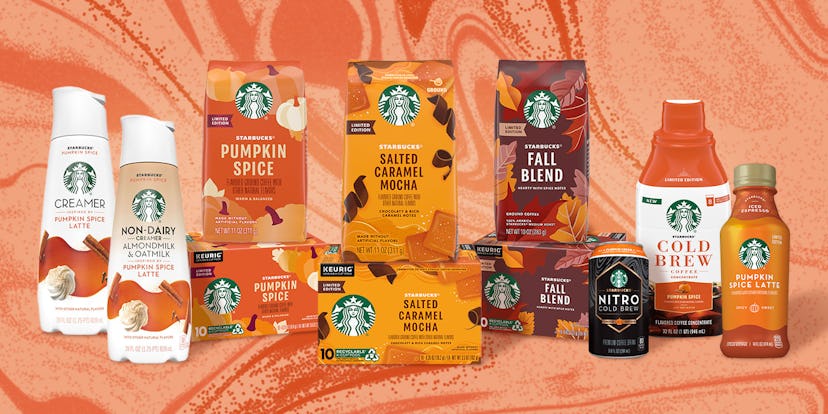 Find fall drinks from Starbucks including pumpkin spice-flavored creamer, cold brew, and more, at gr...